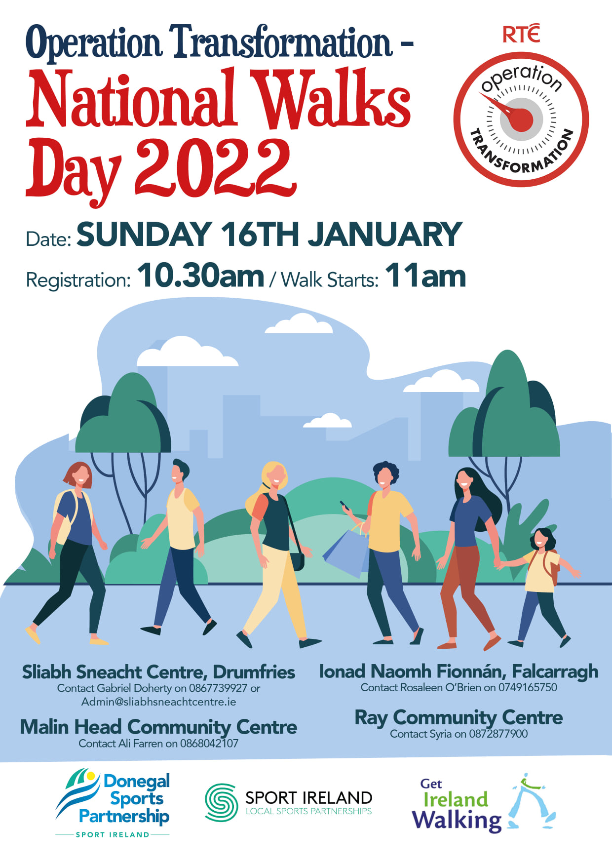 OPERATION TRANSFORMATION NATIONAL WALKS DAY 2022 - Donegal Sports